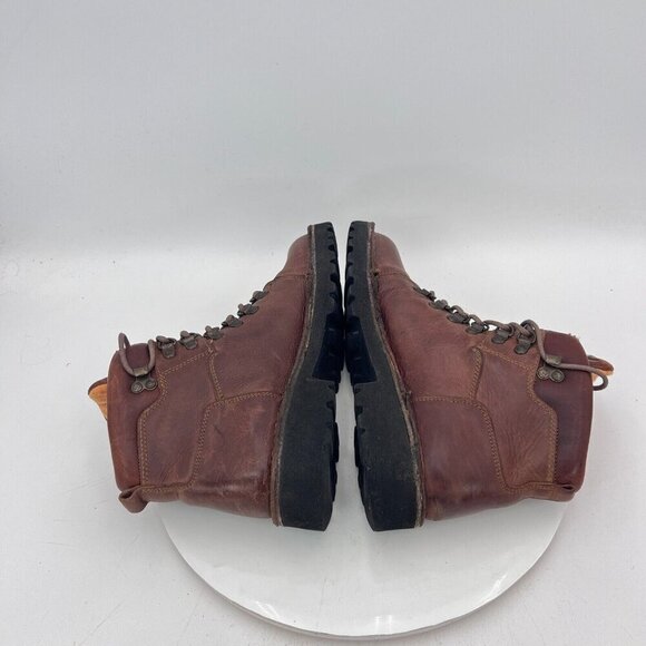 Timberland Men Size 6 Brown Leather Lace Up Hiking Trail Ankle Stomper Boot - Picture 6 of 13